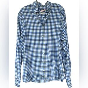 Johnnie-O Hangin Out Checked Button Down, Large